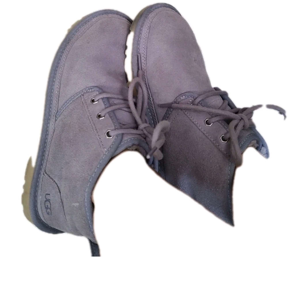 UGG Neumel Ankle Boots Womens Size 8 Light Greyish/Lavender Color In & Out VGUC - Picture 12 of 15